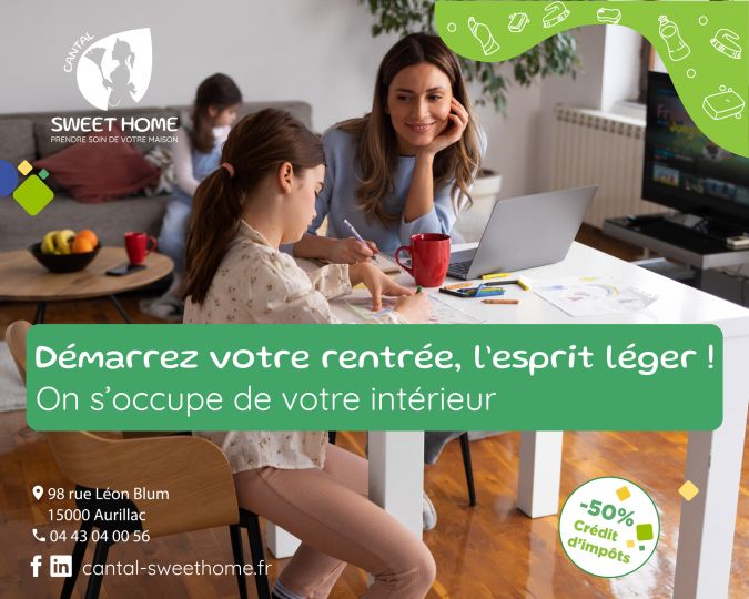 Fini le stress du ménage !