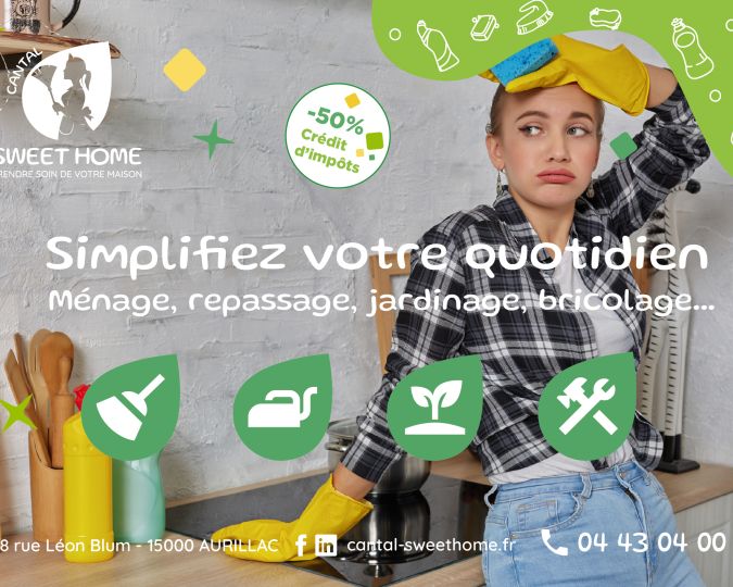 ✨ Libérez-vous des tâches ménagères avec Cantal Sweet Home !