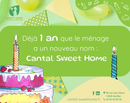 Déjà 1 an sous le nom de « Cantal Sweet Home » !